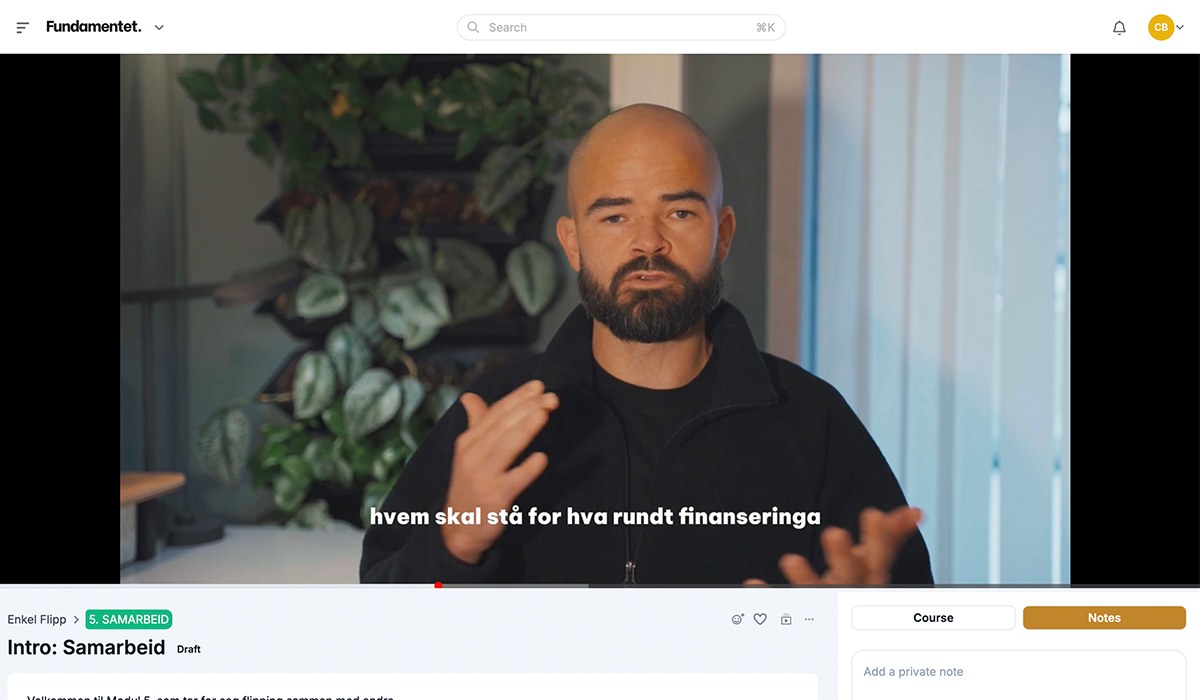 Lett tilgjengelig kursportal